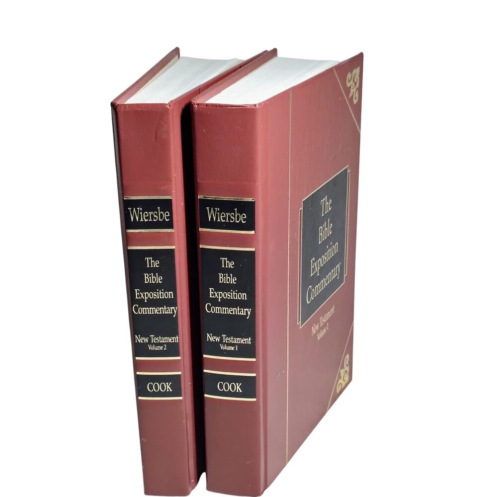 The Bible Exposition Commentary New Testament Vol. 1 &2 Wiersbe Cook Vintage '01